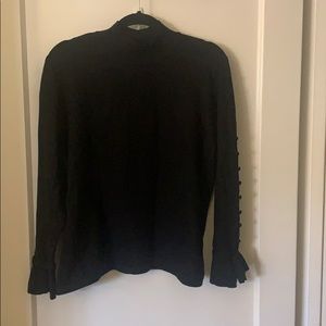 Black long sleeve sweater